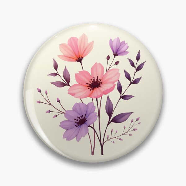 Item preview, Flowers vintage aesthetic pastel beautiful floral botanic plants designed and sold by anrecat.