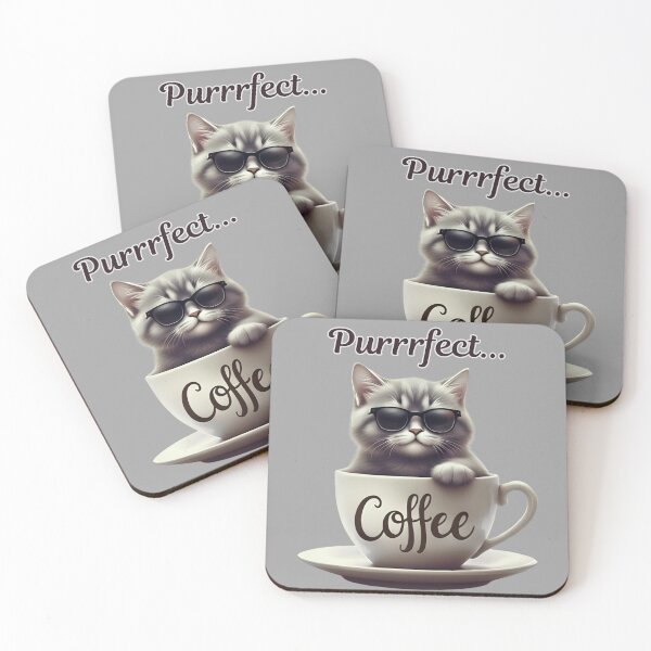 Item preview, Purrrfect Coffee designed and sold by Liz Redbrake.
