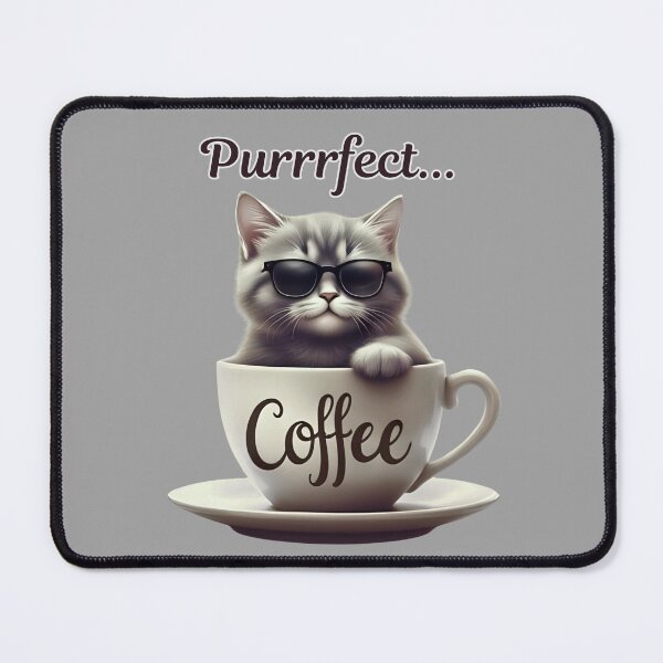 Item preview, Purrrfect Coffee designed and sold by Liz Redbrake.
