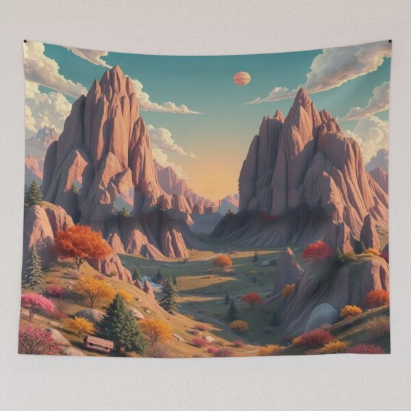 Item preview, Celestial Silence – Autumn dreams between mountains and the galaxy designed and sold by FotoworldEdel.