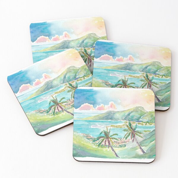 Item preview, Road Harbour View from Fort Hill Tortola Afternoon designed and sold by artshop77.