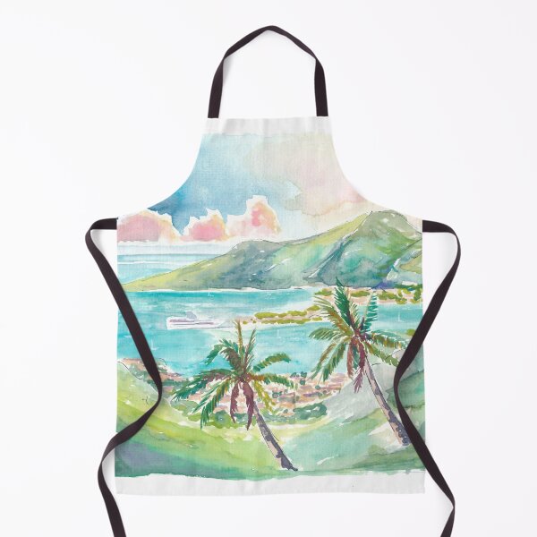 Item preview, Road Harbour View from Fort Hill Tortola Afternoon designed and sold by artshop77.