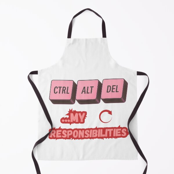 Item preview, Ctrl + Alt + Del My Responsibilities – Funny Tech Design for Gamers, Dads, or Office Life designed and sold by GiggleBear.