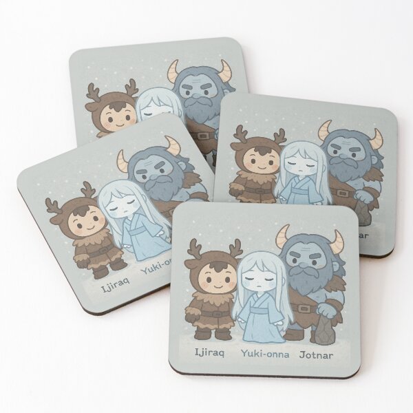 Item preview, Ijiraq, Yuki-Onna and Jotnar 09 designed and sold by AIfolklore.