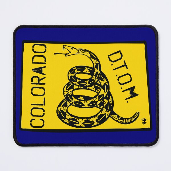 Item preview, Copy of WYOMINGITE WYOMINGIAN - Libertarian - Don't Tread On Me Gadsden Snake on WYOMING Map on Blue default background, #020279 designed and sold by pelagio.