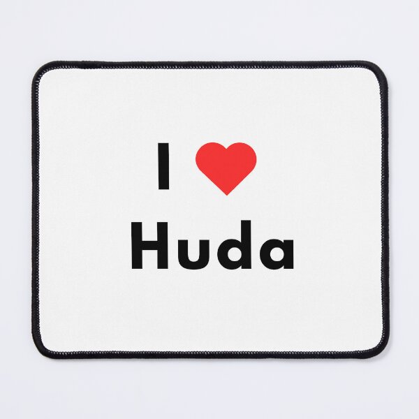 Item preview, I Heart Huda Name Lettering designed and sold by ali571.
