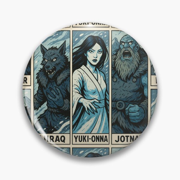 Item preview, Ijiraq, Yuki-Onna and Jotnar 10 designed and sold by AIfolklore.