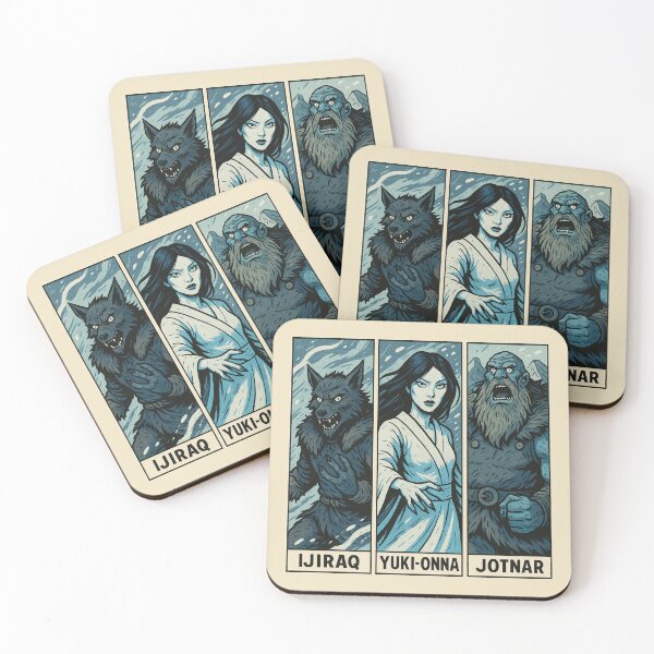 Item preview, Ijiraq, Yuki-Onna and Jotnar 10 designed and sold by AIfolklore.