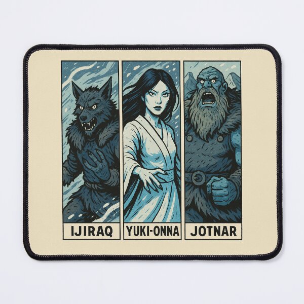 Item preview, Ijiraq, Yuki-Onna and Jotnar 10 designed and sold by AIfolklore.