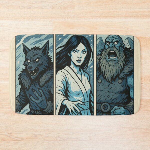 Item preview, Ijiraq, Yuki-Onna and Jotnar 10 designed and sold by AIfolklore.