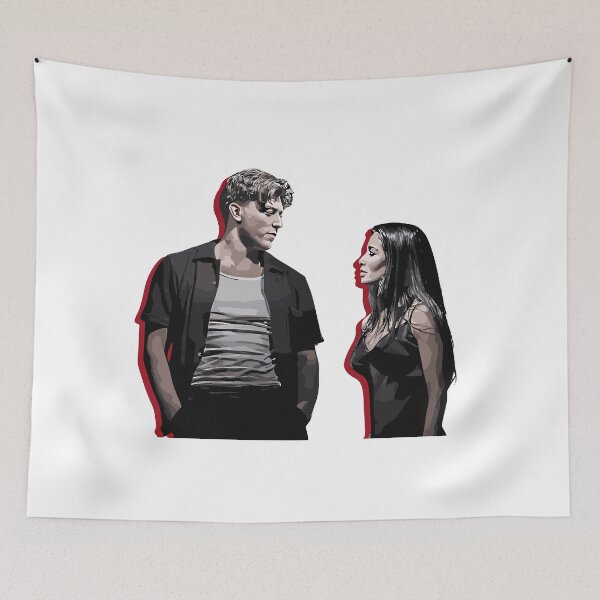 Item preview, Tom Francis and Nicole Sunset Blvd Outline designed and sold by baranskini.