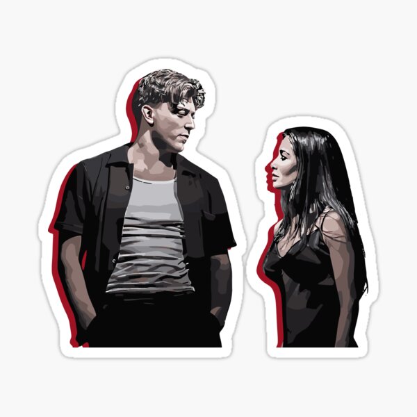 Item preview, Tom Francis and Nicole Sunset Blvd Outline designed and sold by baranskini.