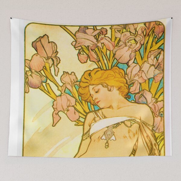 Item preview, Les Fleurs: L'Iris (The Flowers: The Iris), 1898 designed and sold by stevepmp.