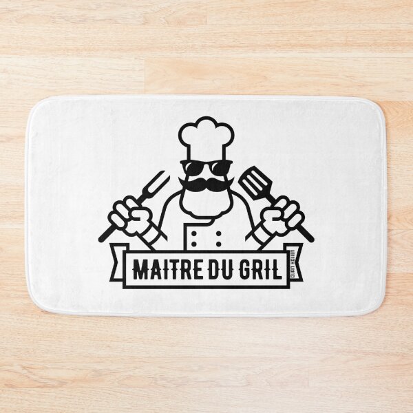 Item preview, Maître Du Gril (Grilling / Barbecue / BBQ / 1C) designed and sold by MrFaulbaum.