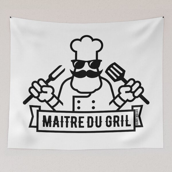 Item preview, Maître Du Gril (Grilling / Barbecue / BBQ / 1C) designed and sold by MrFaulbaum.