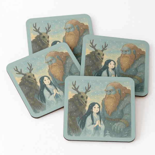 Item preview, Ijiraq, Yuki-Onna and Jotnar 11 designed and sold by AIfolklore.
