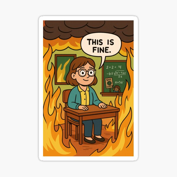 Item preview, This is fine. designed and sold by ProfePower.