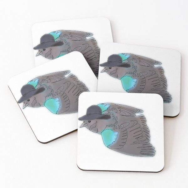 Item preview, Blackbird in a Floppy Sun Hat – animalzinhats designed and sold by Ashley’sAnimalz.