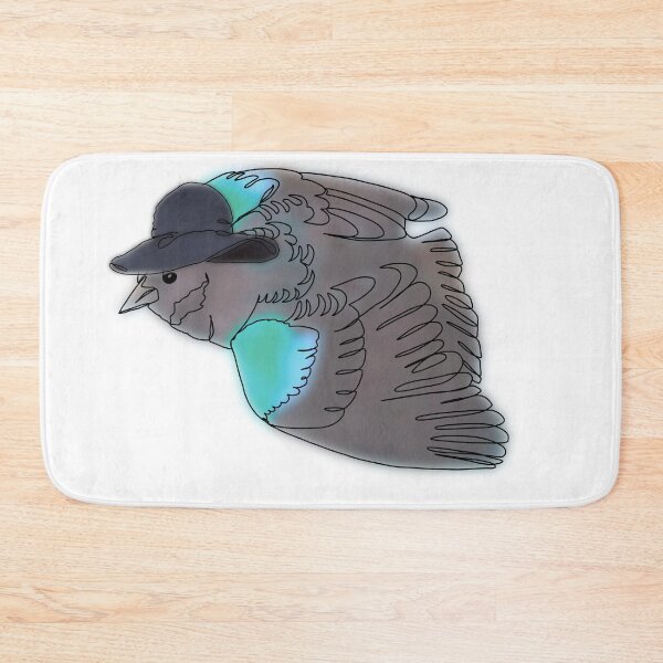 Item preview, Blackbird in a Floppy Sun Hat – animalzinhats designed and sold by Ashley’sAnimalz.