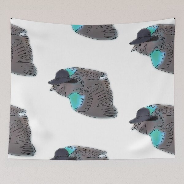 Item preview, Blackbird in a Floppy Sun Hat – animalzinhats designed and sold by Ashley’sAnimalz.