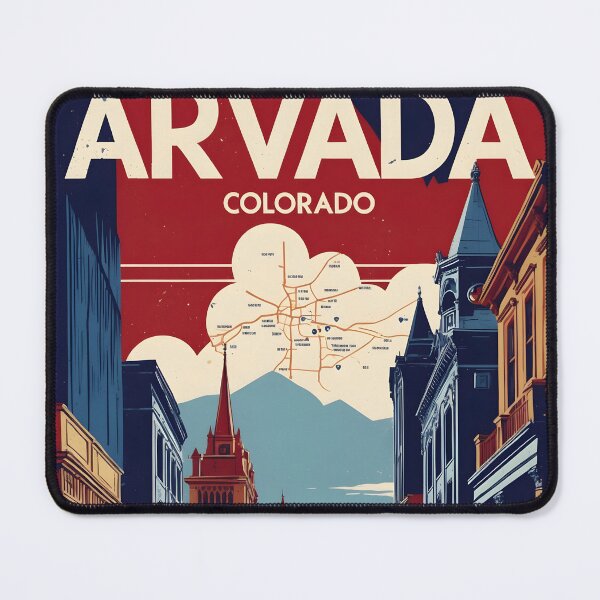 Item preview, Arvada Colorado USA Vintage Travel Tourism  designed and sold by TravelersGems.
