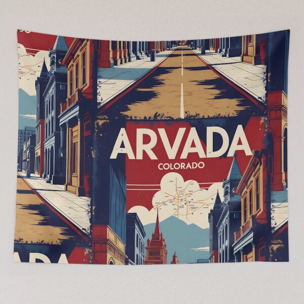 Item preview, Arvada Colorado USA Vintage Travel Tourism  designed and sold by TravelersGems.
