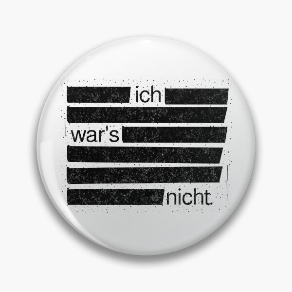 Item preview, It wasn’t me – Censored document design with political criticism designed and sold by VariousGoodies.