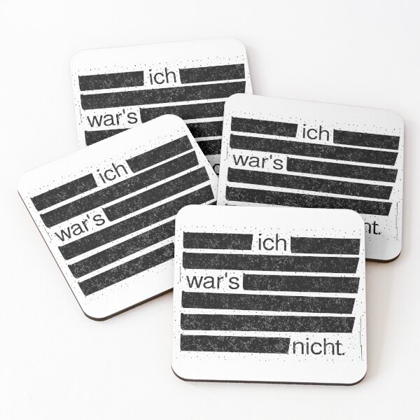 Item preview, It wasn’t me – Censored document design with political criticism designed and sold by VariousGoodies.
