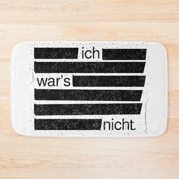 Item preview, It wasn’t me – Censored document design with political criticism designed and sold by VariousGoodies.