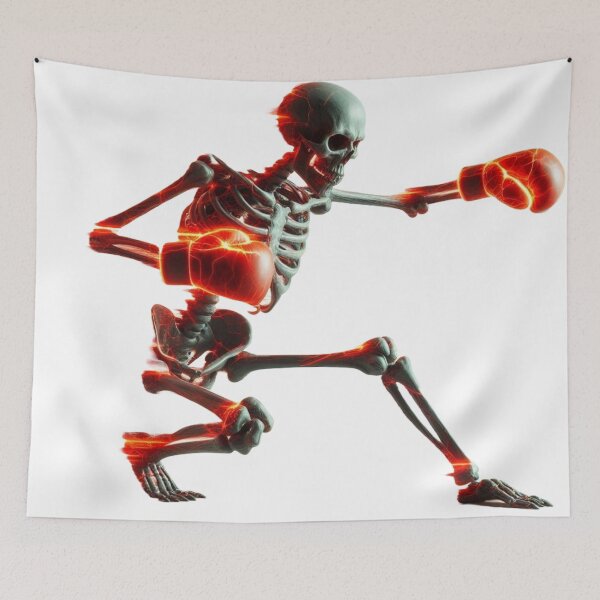 Item preview, Skeleton Boxer Knockout Punch designed and sold by Martial-Art-23.