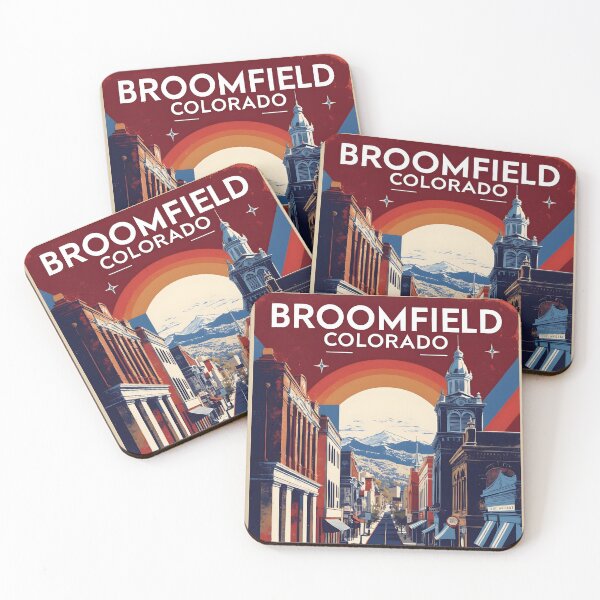 Item preview, Broomfield Colorado USA Vintage Travel Tourism  designed and sold by TravelersGems.