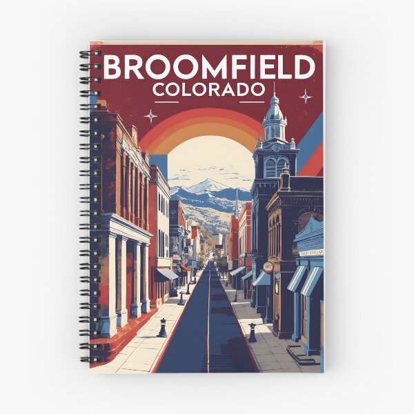 Item preview, Broomfield Colorado USA Vintage Travel Tourism  designed and sold by TravelersGems.