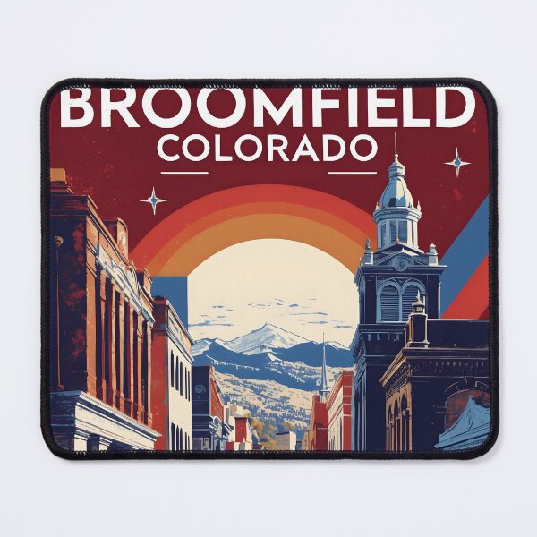 Item preview, Broomfield Colorado USA Vintage Travel Tourism  designed and sold by TravelersGems.