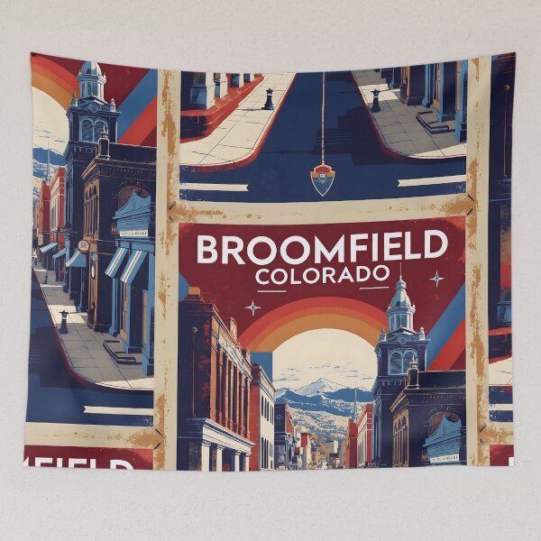 Item preview, Broomfield Colorado USA Vintage Travel Tourism  designed and sold by TravelersGems.