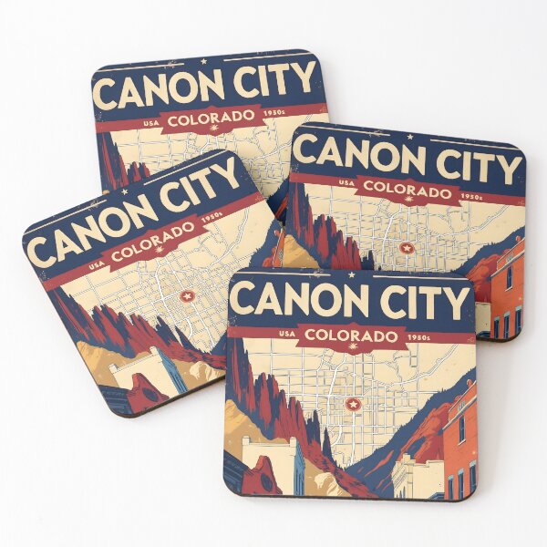 Item preview, Canon City Colorado USA Vintage Travel Tourism  designed and sold by TravelersGems.