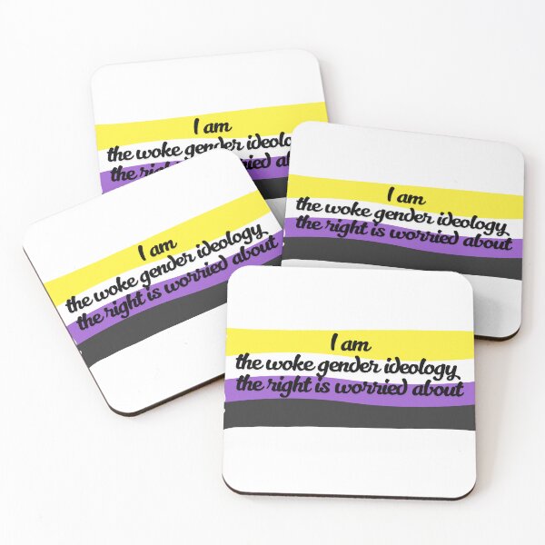 Item preview, Woke Gender Ideology - Nonbinary designed and sold by GenderJustice.