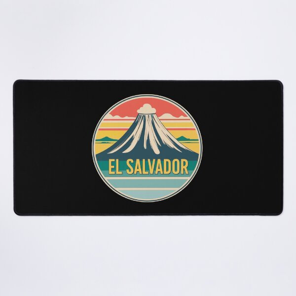 Item preview, El Salvador Retro Landscape Art designed and sold by Claustronautas.