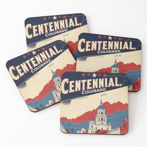 Item preview, Centennial Colorado USA Vintage Travel Tourism  designed and sold by TravelersGems.