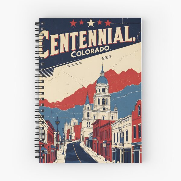 Item preview, Centennial Colorado USA Vintage Travel Tourism  designed and sold by TravelersGems.