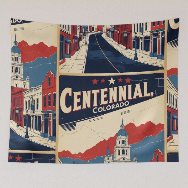 Item preview, Centennial Colorado USA Vintage Travel Tourism  designed and sold by TravelersGems.