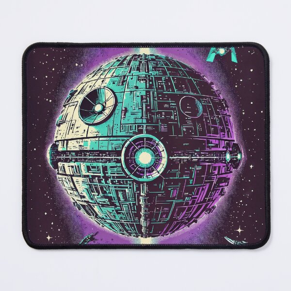 Item preview, Retro Doomstar Battle Station – Vintage Space Propaganda Poster Design designed and sold by Victor Shadehorn.
