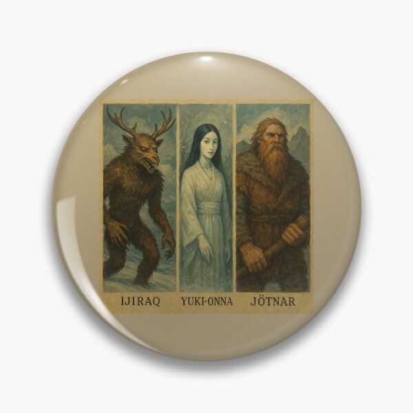 Item preview, Ijiraq, Yuki-Onna and Jotnar 14 designed and sold by AIfolklore.