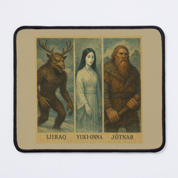 Item preview, Ijiraq, Yuki-Onna and Jotnar 14 designed and sold by AIfolklore.