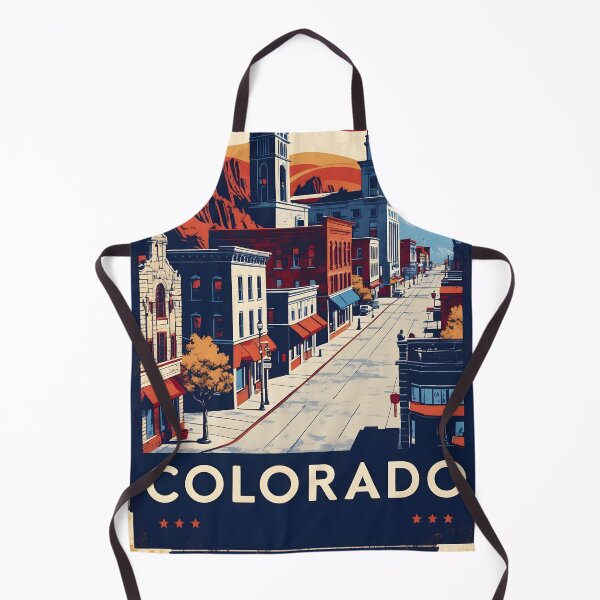 Aperçu de l'œuvre Commerce City Colorado USA Vintage Voyage Tourisme créée et vendue par TravelersGems.