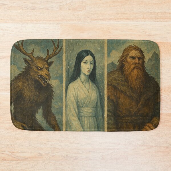 Item preview, Ijiraq, Yuki-Onna and Jotnar 14 designed and sold by AIfolklore.