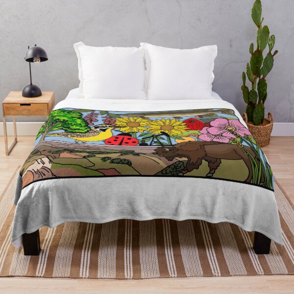 Item preview, North Dakota State Symbols designed and sold by fiberandgloss.