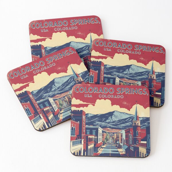 Item preview, Colorado Springs Colorado USA Vintage Travel Tourism  designed and sold by TravelersGems.