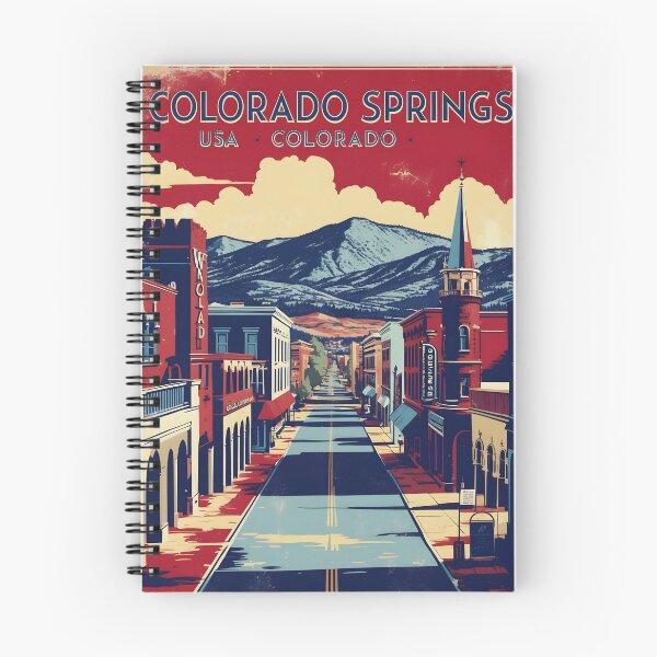 Item preview, Colorado Springs Colorado USA Vintage Travel Tourism  designed and sold by TravelersGems.