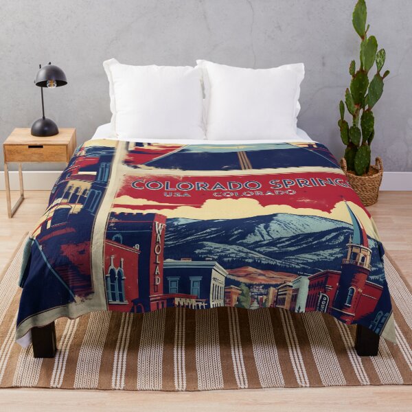 Item preview, Colorado Springs Colorado USA Vintage Travel Tourism designed and sold by TravelersGems.