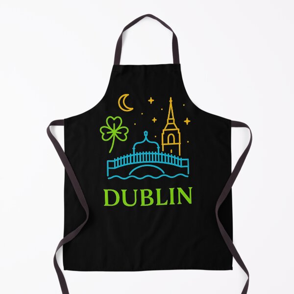 Item preview, Dublin Neon Skyline Collection: Futuristic City Lights designed and sold by Design_Your_Day.